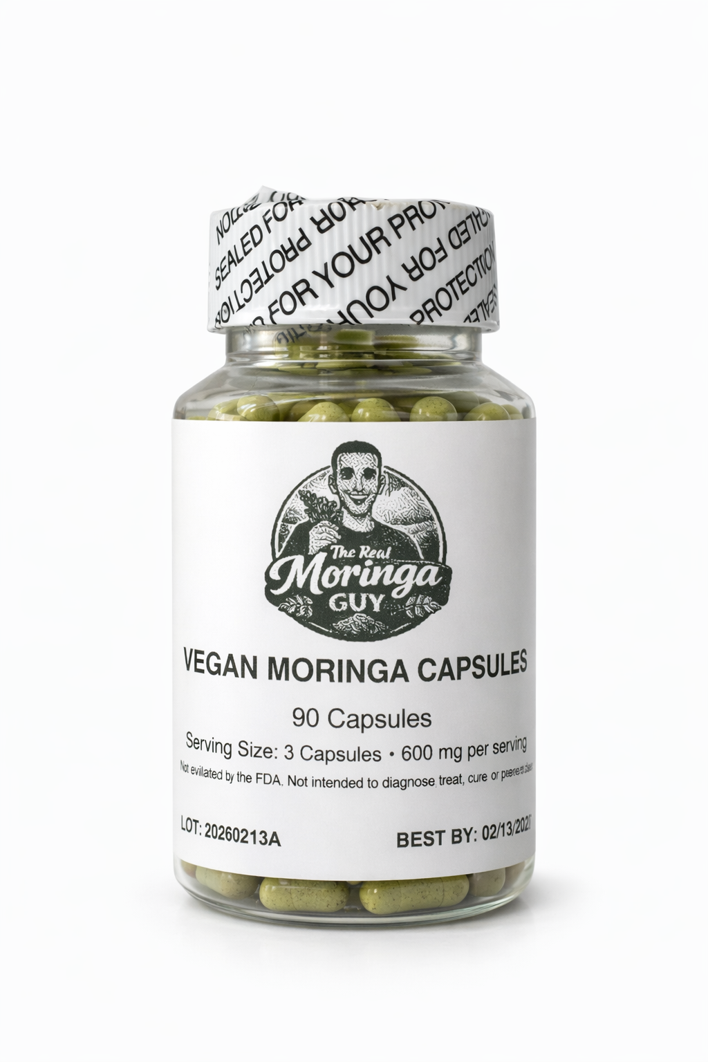 90 Vegan Moringa Capsules + 4 Ounce Moringa Powder Bundle (Save $6)
