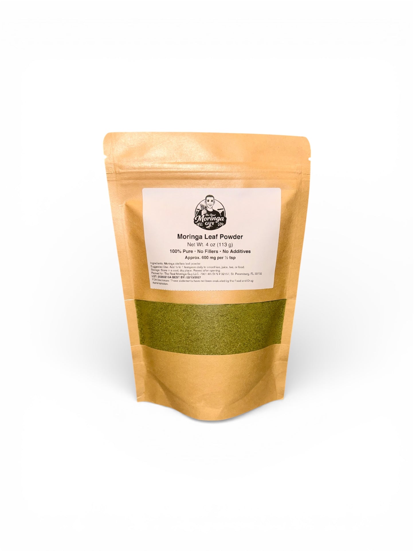 90 Vegan Moringa Capsules + 4 Ounce Moringa Powder Bundle (Save $6)